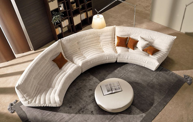 Современные диваны Gliver, проектируем индивидуальные формы